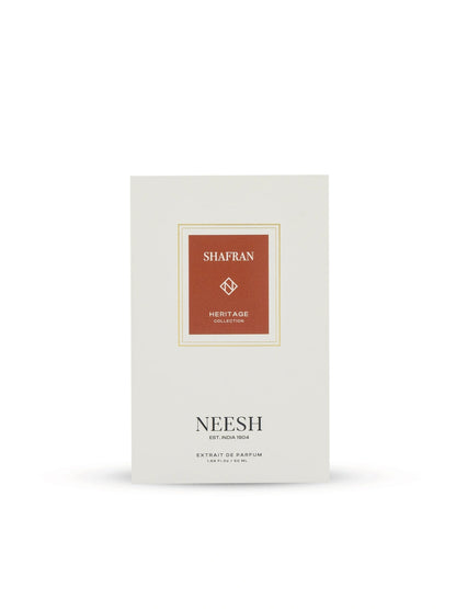 Neesh Perfumes Shafran – Luxury Long Lasting Unisex Saffron Perfume with Brown Sugar, Leather & Woody Notes – Extrait De Parfum – 15ml