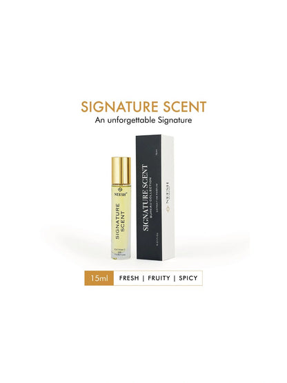 Neesh Perfumes Signature Scent – Luxury Long Lasting Citrus Woody Unisex Perfume with Pineapple, Grapefruit & Sandalwood – Extrait De Parfum – 15ml