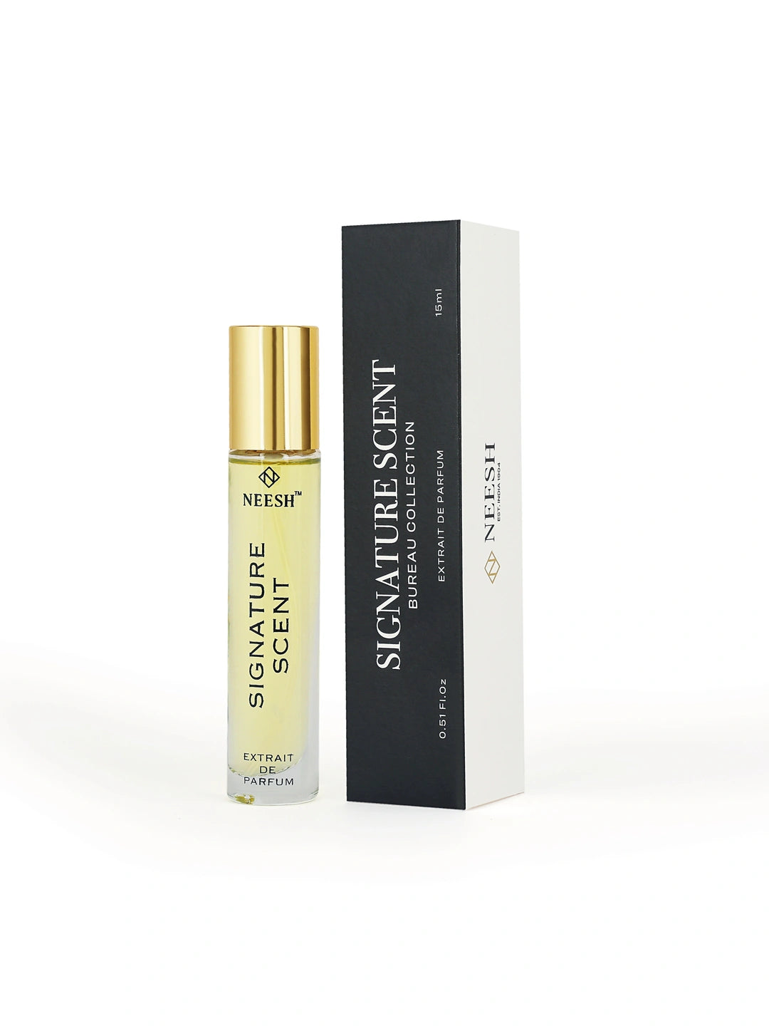 Neesh Perfumes Signature Scent – Luxury Long Lasting Citrus Woody Unisex Perfume with Pineapple, Grapefruit & Sandalwood – Extrait De Parfum – 15ml