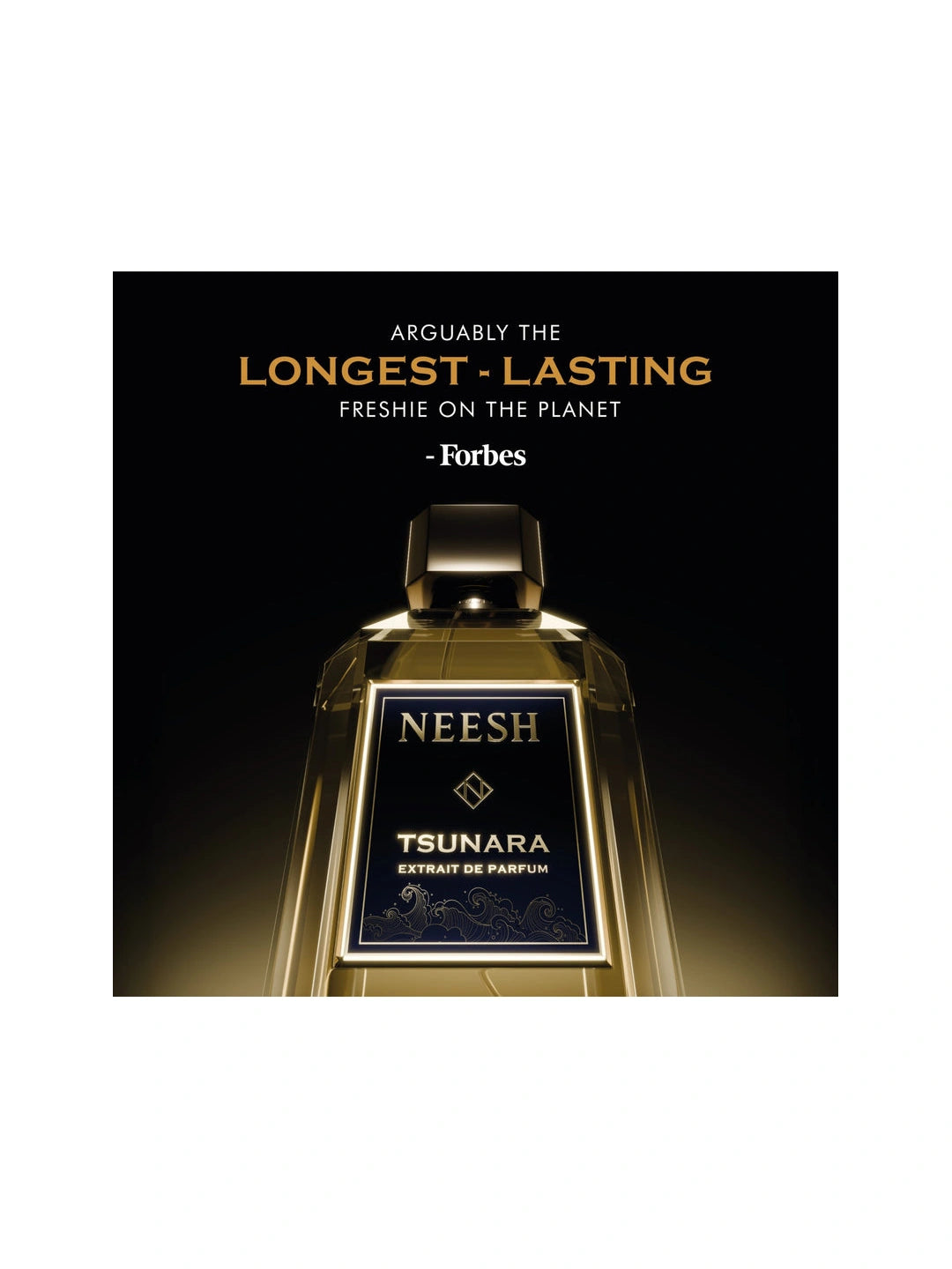 Neesh Perfumes Tsunara – Luxury Long Lasting Fresh Aquatic Woody Unisex Perfume with Ozone, Marine Notes & Cashmeran – Extrait De Parfum – 15ml