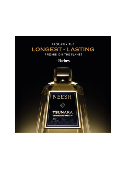 Neesh Perfumes Tsunara – Luxury Long Lasting Fresh Aquatic Woody Unisex Perfume with Ozone, Marine Notes & Cashmeran – Extrait De Parfum – 15ml