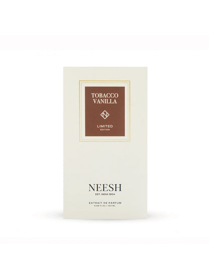 Neesh Perfumes Tobacco Vanilla – Luxury Long Lasting Unisex Woody Spicy Tobacco Perfume with Vanilla, Honey & Tonka – Extrait De Parfum – 15ml