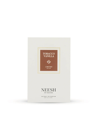 Neesh Perfumes Tobacco Vanilla – Luxury Long Lasting Unisex Woody Spicy Tobacco Perfume with Vanilla, Honey & Tonka – Extrait De Parfum – 15ml