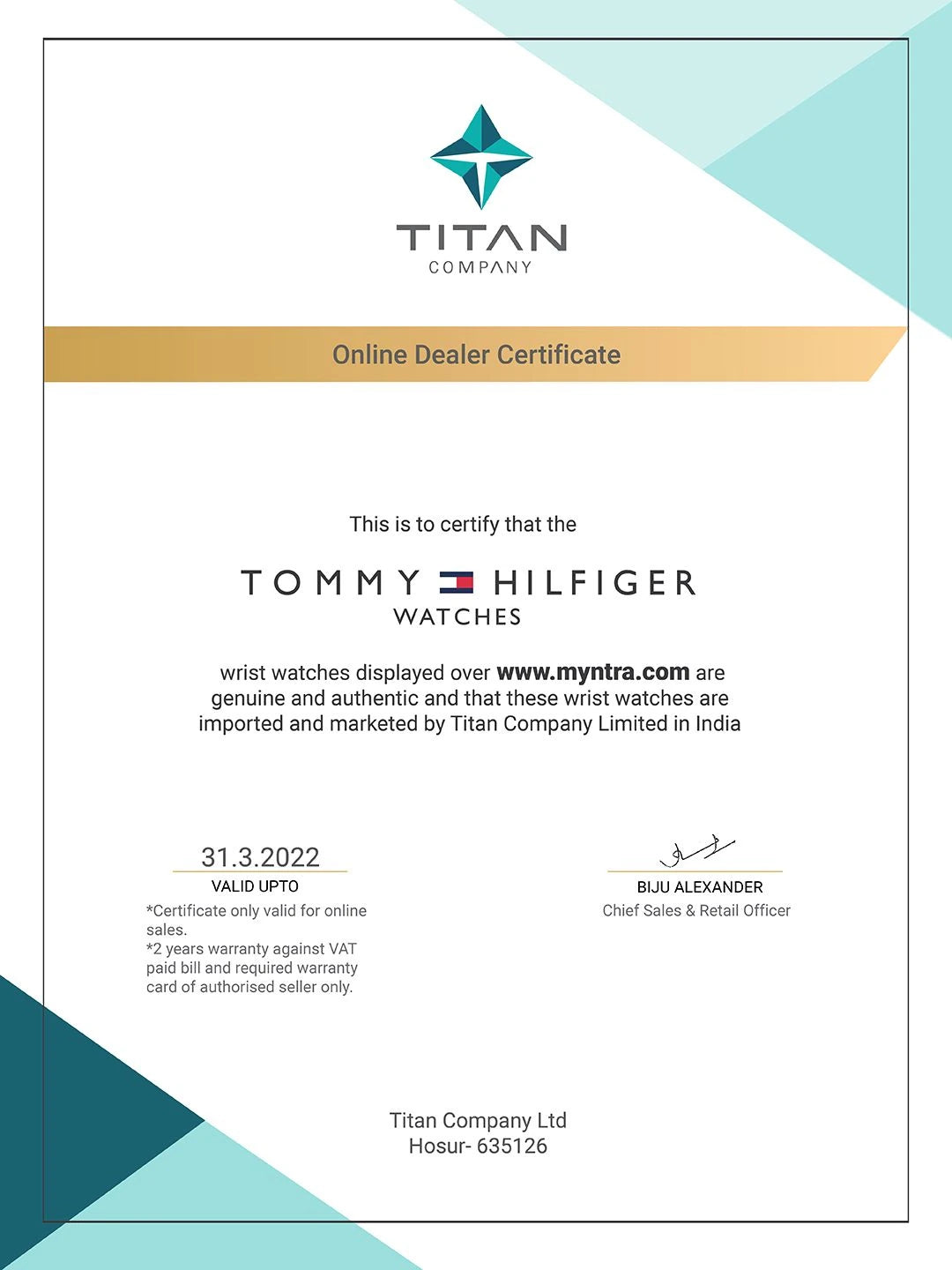 Tommy Hilfiger Multifunction Analog With Blue Dial Watch - NETH1791398