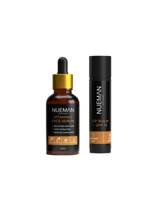 NUEMAN Vitamin C Face Serum & Lip Balm SPF 15 Set (30ml + 5g)