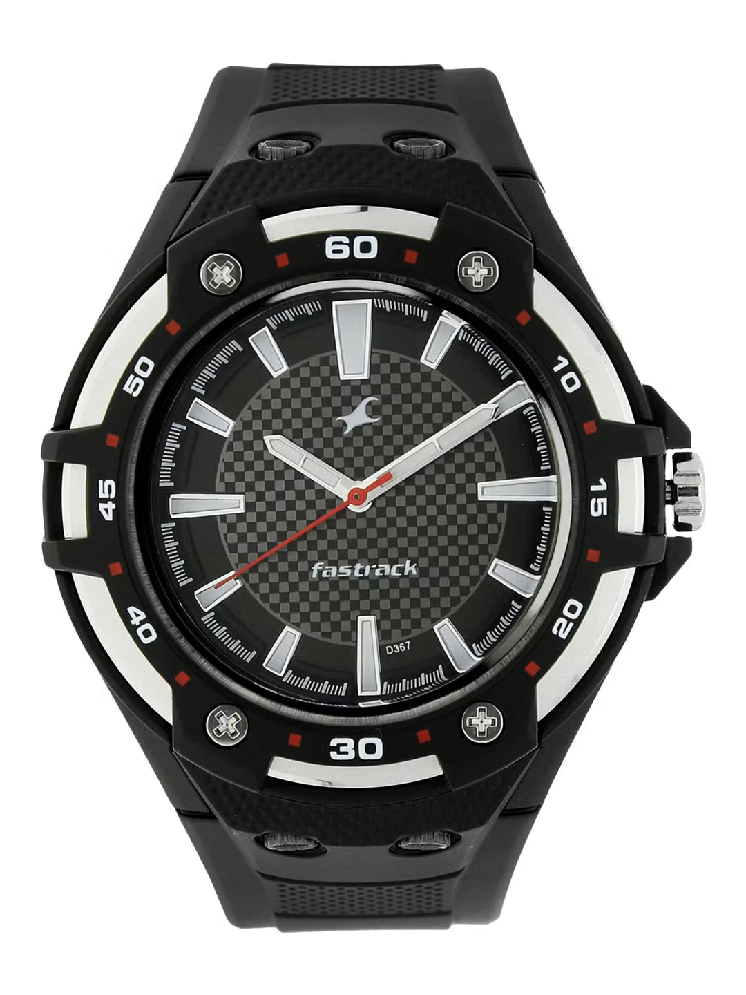 Fastrack Round Black Dial Analog Watch With Metal Strap - NM9332PP02