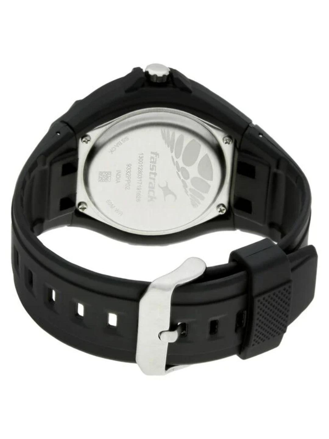 Fastrack Round Black Dial Analog Watch With Metal Strap - NM9332PP02