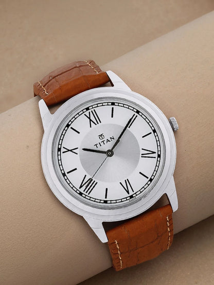 Titan Karishma Quartz Analog With Silver Dial Watch - NN1735SL01
