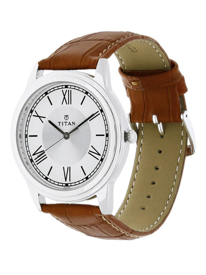 Titan Karishma Quartz Analog With Silver Dial Watch - NN1735SL01