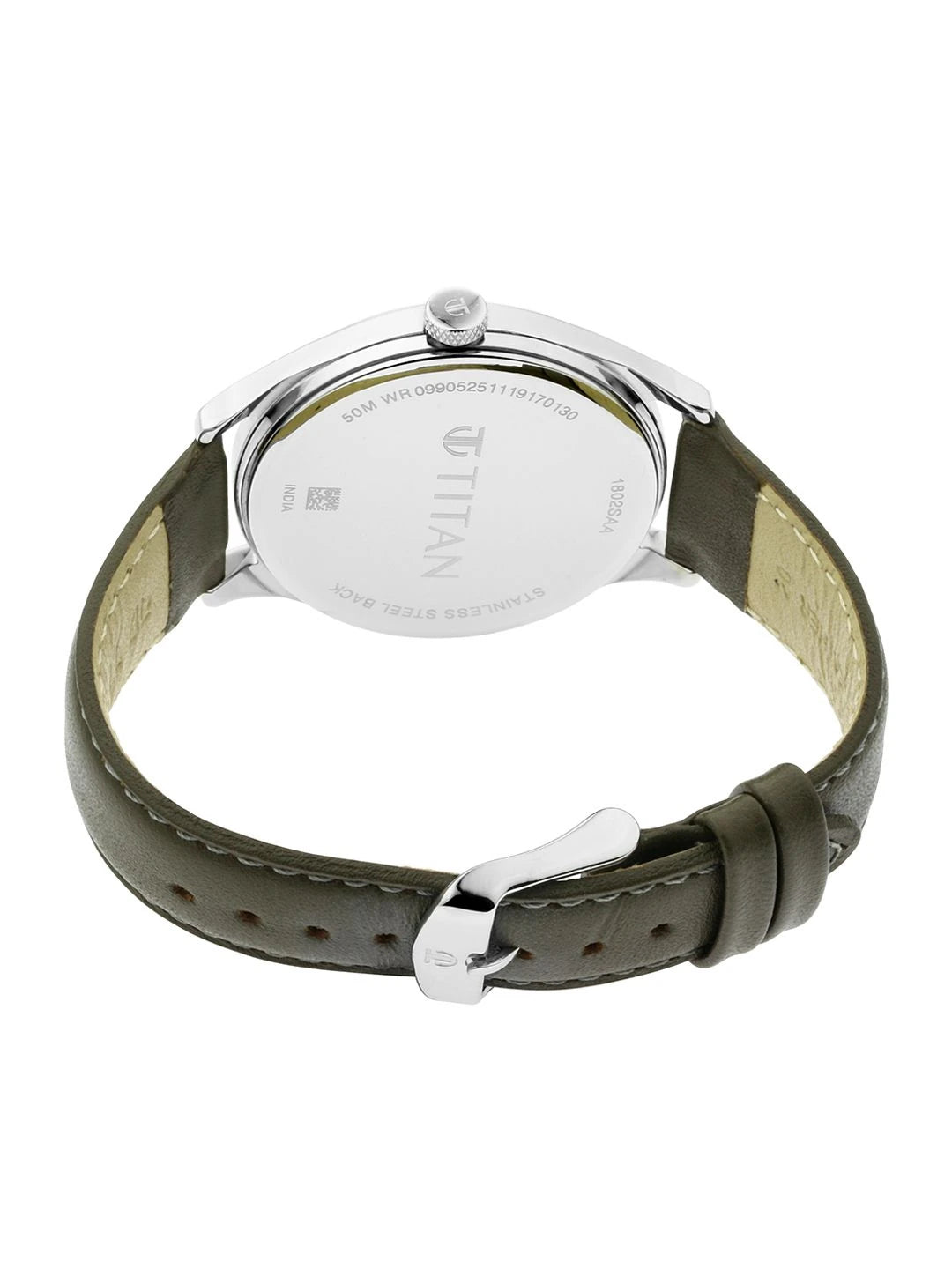 Titan Workwear Urban Edge Quartz Analog With Grey Dial Watch - NP1802SL08