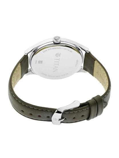 Titan Workwear Urban Edge Quartz Analog With Grey Dial Watch - NP1802SL08