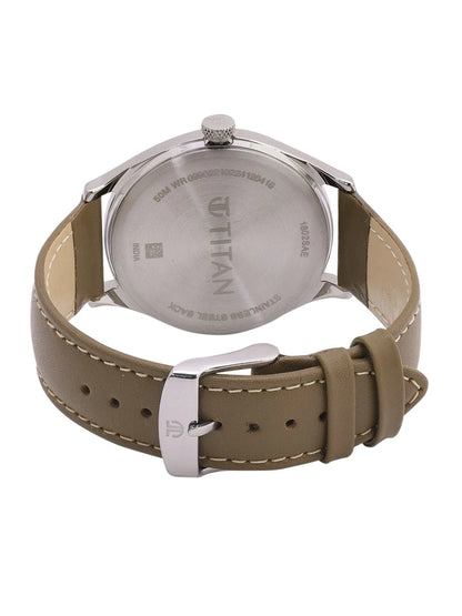 Titan Workwear Urban Edge Quartz Analog Silver & Peach Dial Watch - NP1802SL09