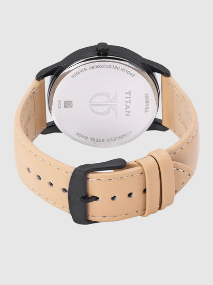 Titan Quartz Analog With Anthracite Dial Watch - NP1806NL01