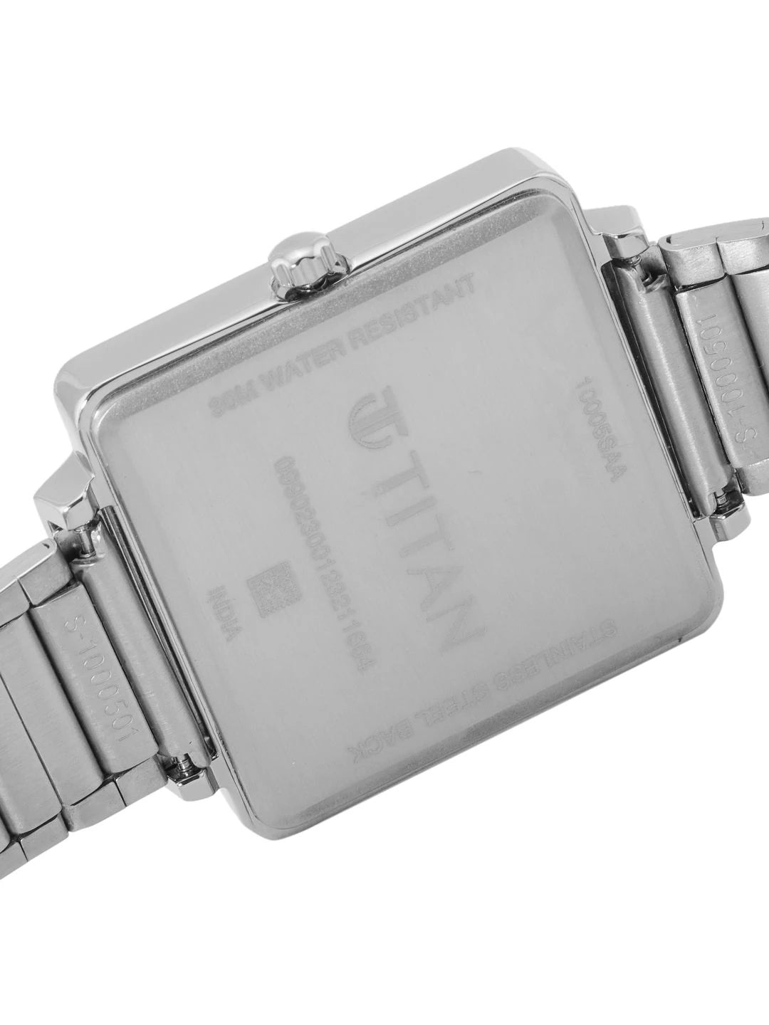 Titan Stainless Steel Bracelet Style Straps Analogue Watch - NR10005SM01