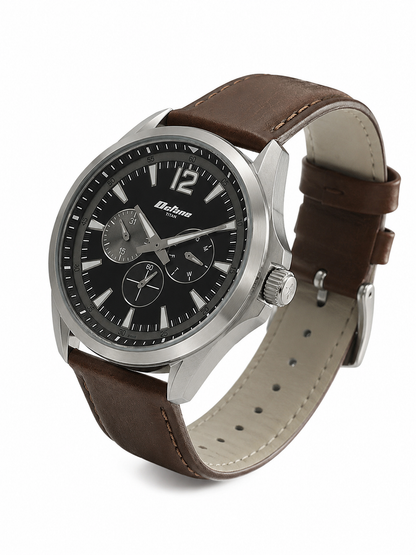 Titan Round Black Dial Analog Watch - NR90124SL02
