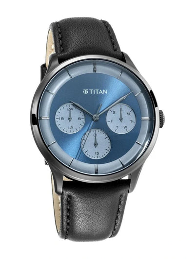 Titan Round Analog Watch - NR90125QL01