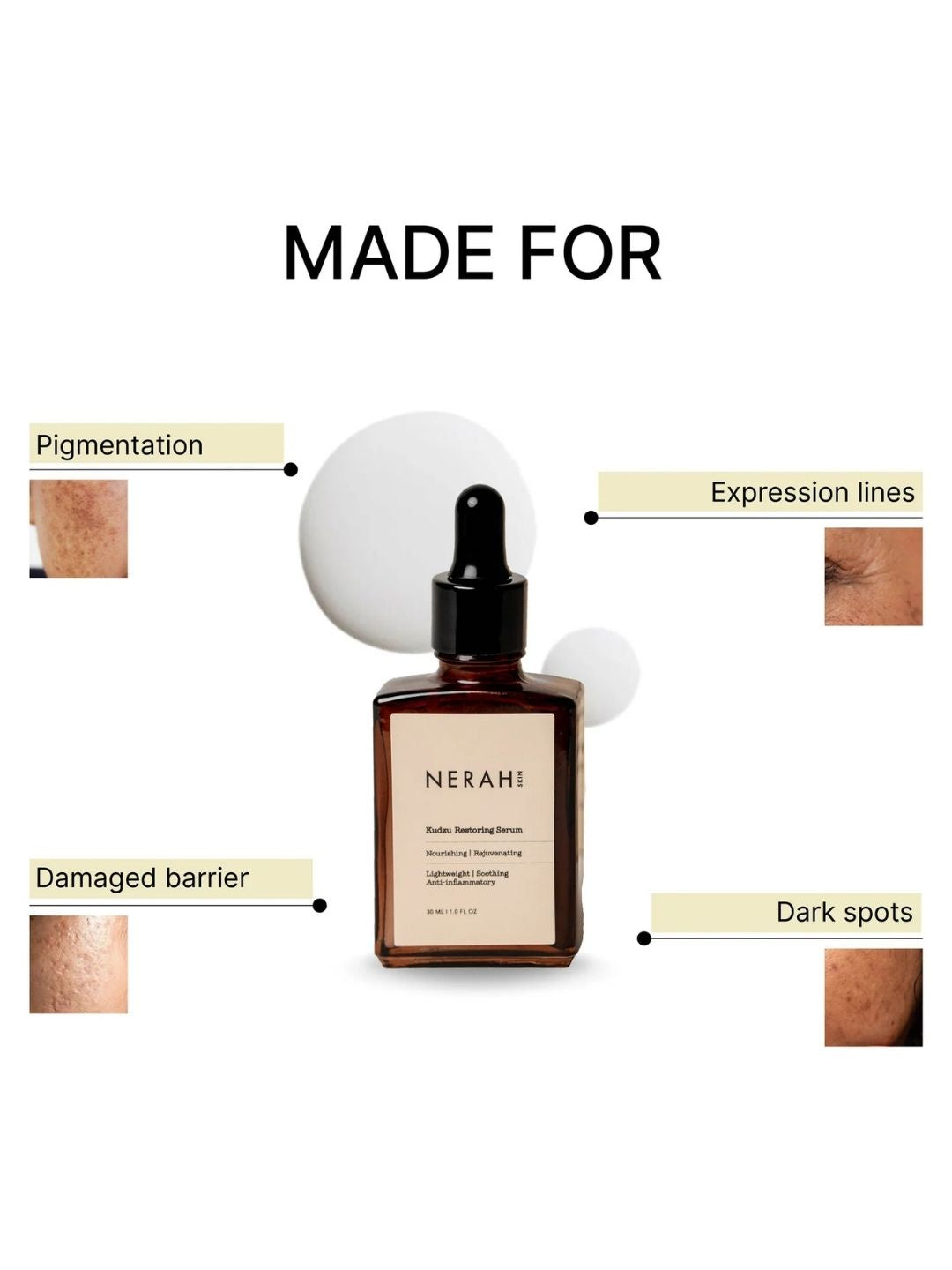Nerah Skin Kudzu Restoring Serum (30ml)