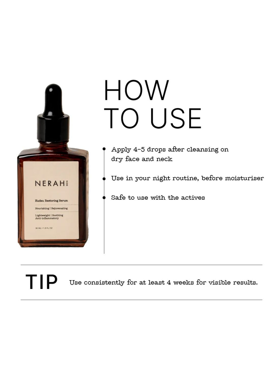 Nerah Skin Kudzu Restoring Serum (30ml)