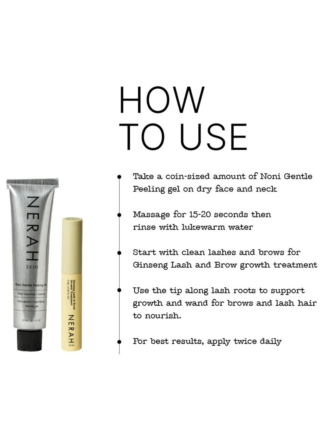Nerah Skin Care & Strength Set (50ml + 9ml)
