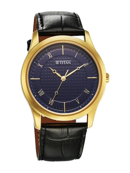 Titan Karishma Round Blue Dial Analog Watch - NS1823YL02