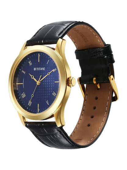 Titan Karishma Round Blue Dial Analog Watch - NS1823YL02