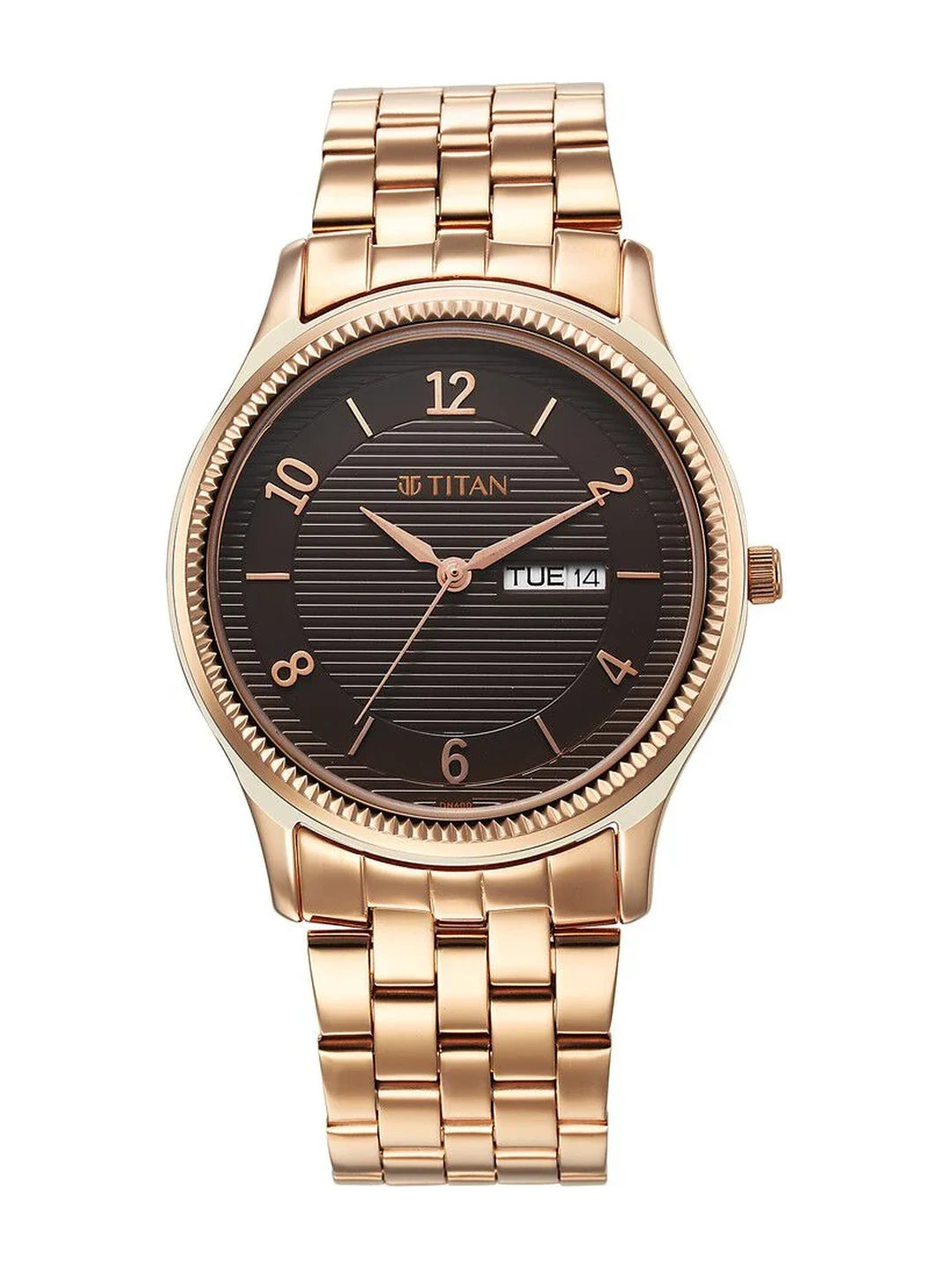 Titan Karishma Round Brown Dial Analog Watch - NS1824WM01