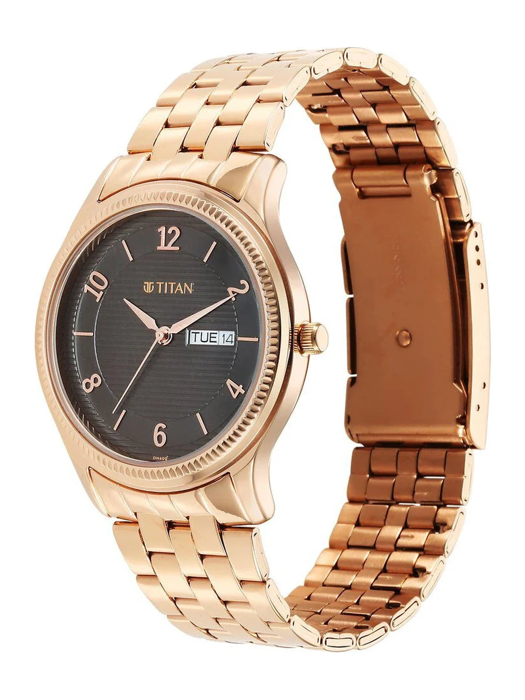 Titan Karishma Round Brown Dial Analog Watch - NS1824WM01
