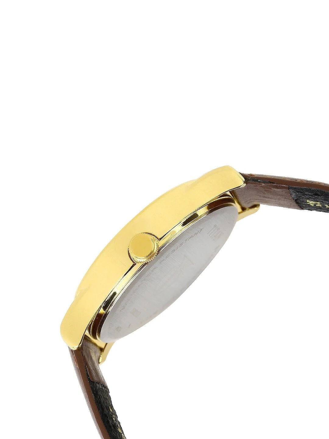 Titan Quartz Analog With Champagne Dial Watch - NT1580YL05