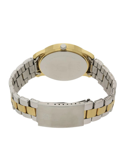 Titan Quartz Analog With Champagne Dial Watch - NT1584BM02