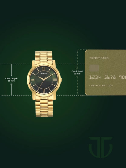 Titan Karishma Zing Quartz Analog With Green Dial Watch - NT1644YM05