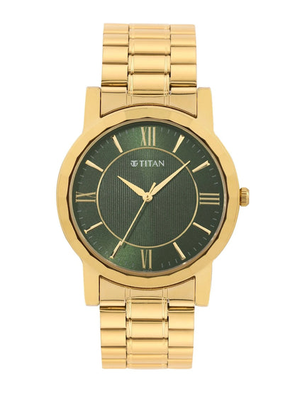 Titan Karishma Zing Quartz Analog With Green Dial Watch - NT1644YM05
