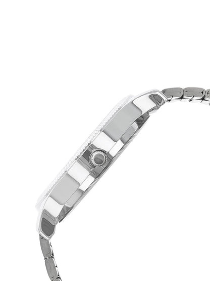 Titan Quartz Analog With White Dial Watch - NT1650BM01