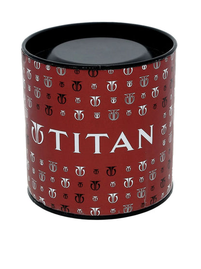 Titan Quartz Analog With White Dial Watch - NT1650BM01