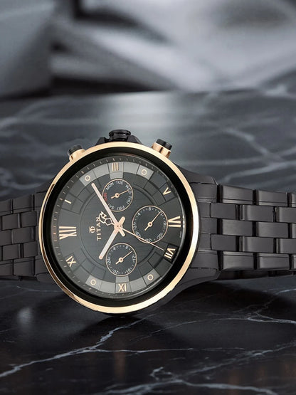 Titan Grandmaster Multifunction Analog With Anthracite Dial Watch - NT1787KM02