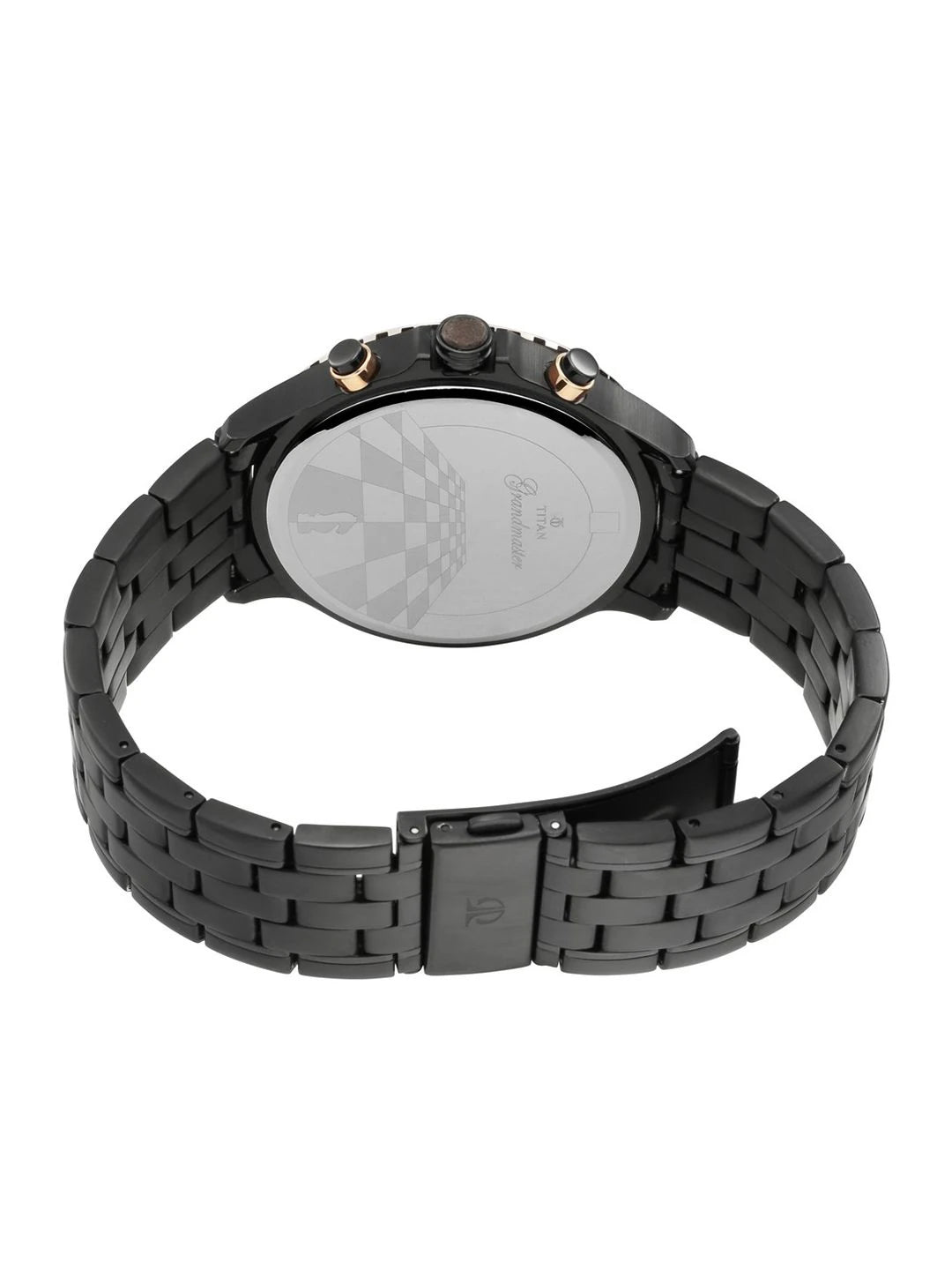 Titan Grandmaster Multifunction Analog With Anthracite Dial Watch - NT1787KM02