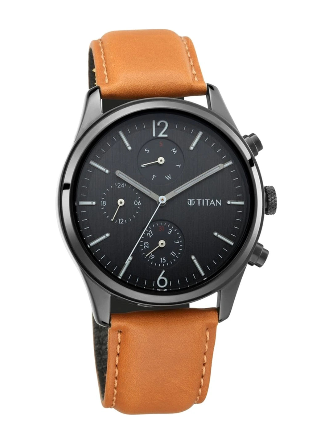 Titan Workwear Multifunction Analog With Black Dial Watch - NT1805NL02