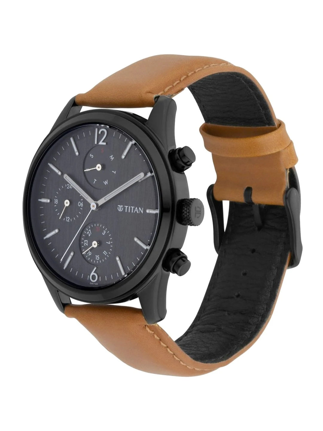 Titan Workwear Multifunction Analog With Black Dial Watch - NT1805NL02