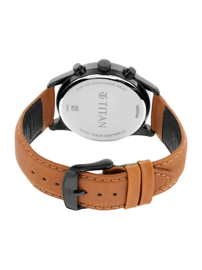 Titan Workwear Multifunction Analog With Black Dial Watch - NT1805NL02