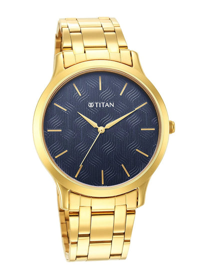 Titan Karishma Quartz Analog With Blue Dial Watch - NT1825YM05