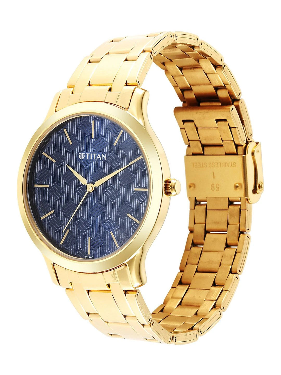 Titan Karishma Quartz Analog With Blue Dial Watch - NT1825YM05