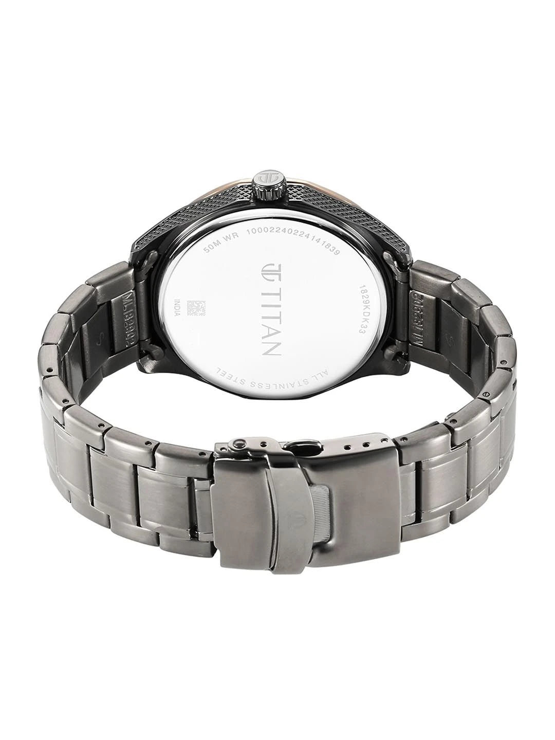 Titan Regalia Opulent Quartz Analog With Blue Dial Watch - NT1829KM05