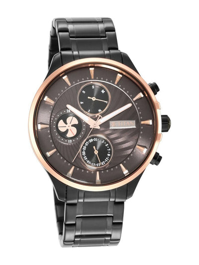 Titan Maritime Multifunction Analog With Anthracite Dial Watch - NT1873KM01