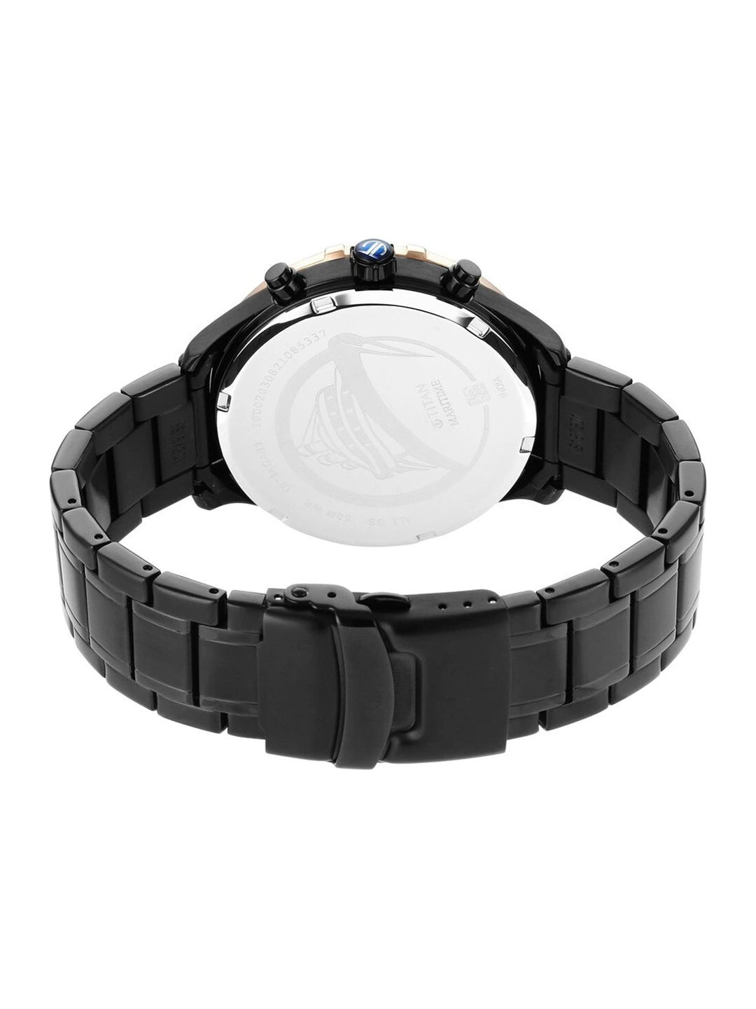 Titan Maritime Multifunction Analog With Anthracite Dial Watch - NT1873KM01