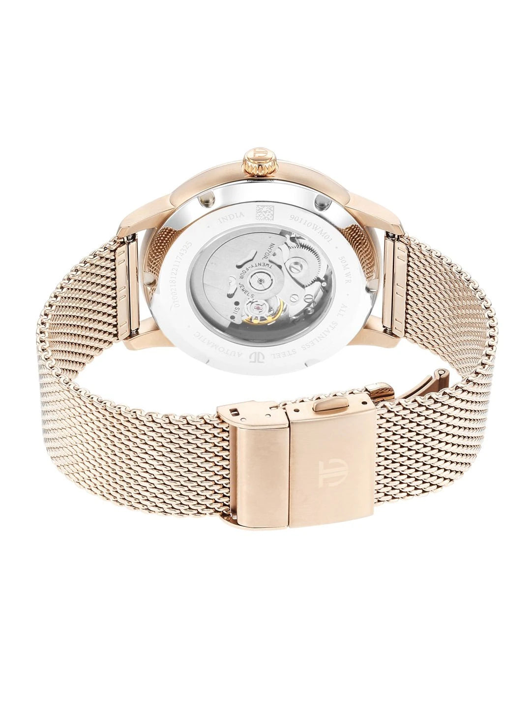 Titan Mechanical Automatic With Silver Dial Watch - NT90110WM01