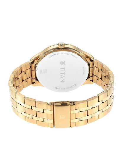 Titan Opulent Lii Quartz Analog With Green Dial Watch - NT90127YM03