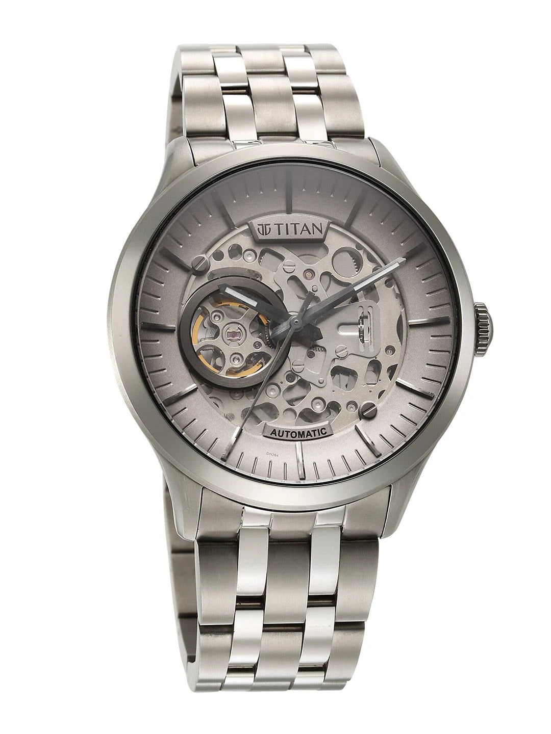 Titan Metal Mechanicals Automatic With Grey Dial Watch - NT90140TM01