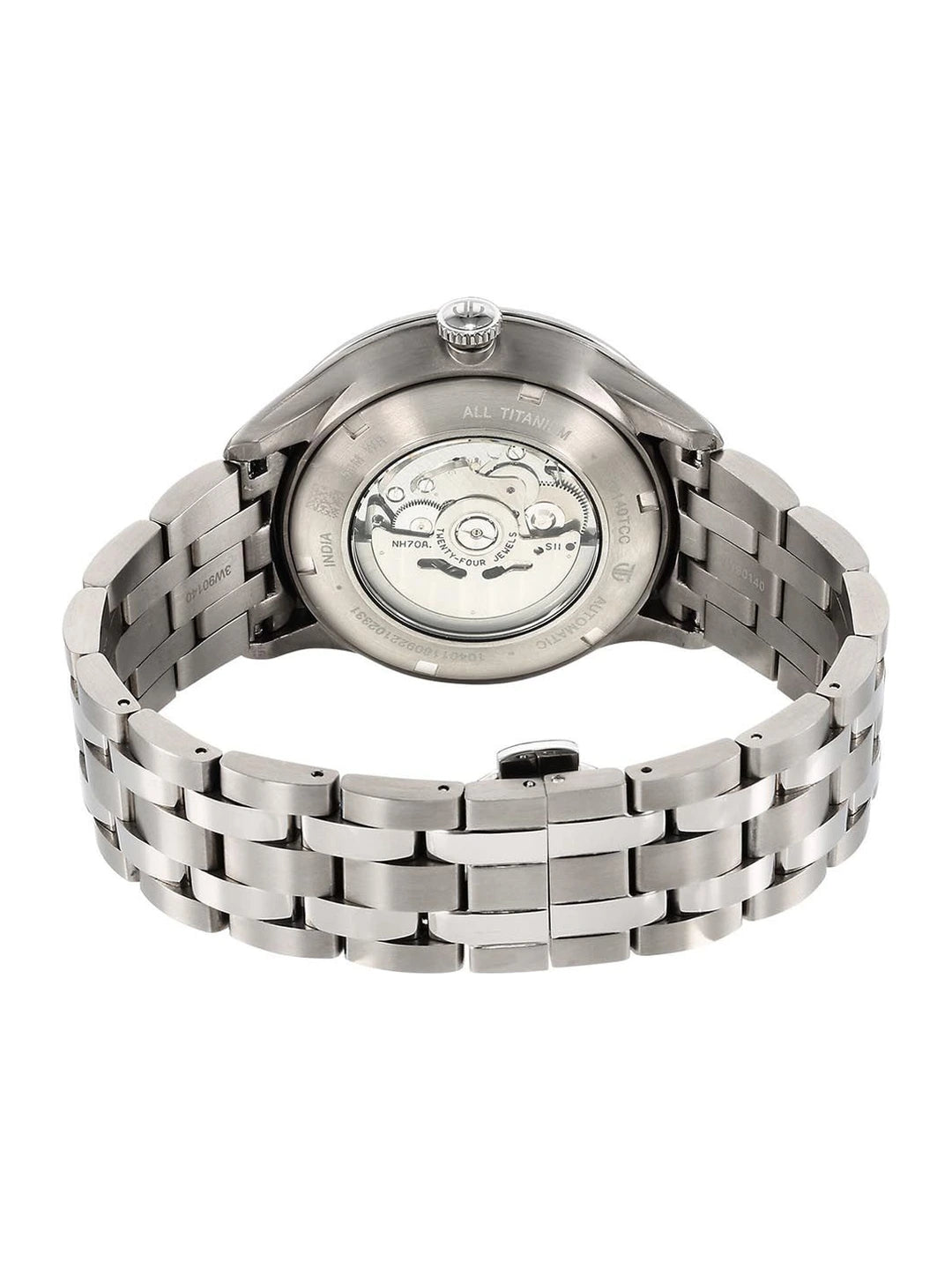 Titan Metal Mechanicals Automatic With Grey Dial Watch - NT90140TM01