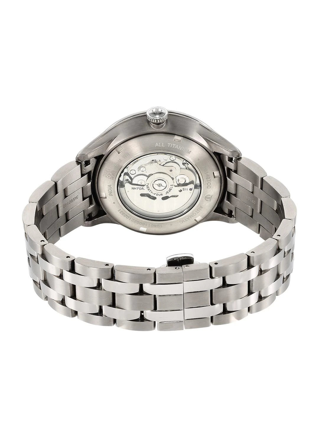 Titan Metal Mechanicals Automatic With Grey Dial Watch - NT90140TM01