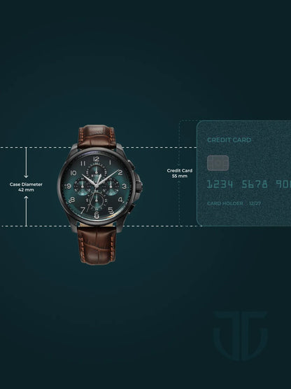 Titan Classic Chronograph Analog With Teal Green Dial Watch - NT90169NL01