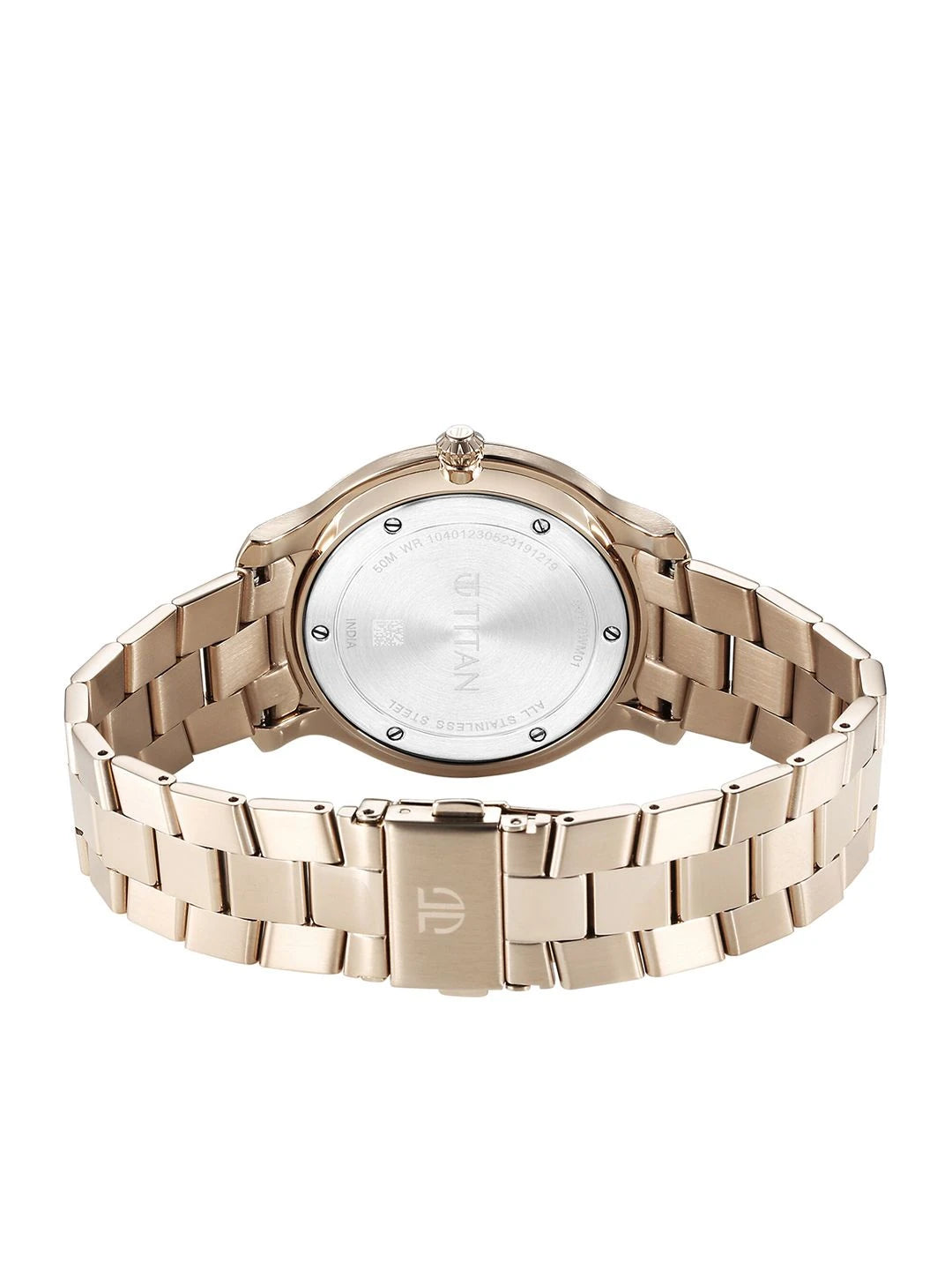 Titan Classic Distincta Quartz Analog With Silver Dial Watch - NT90170WM01